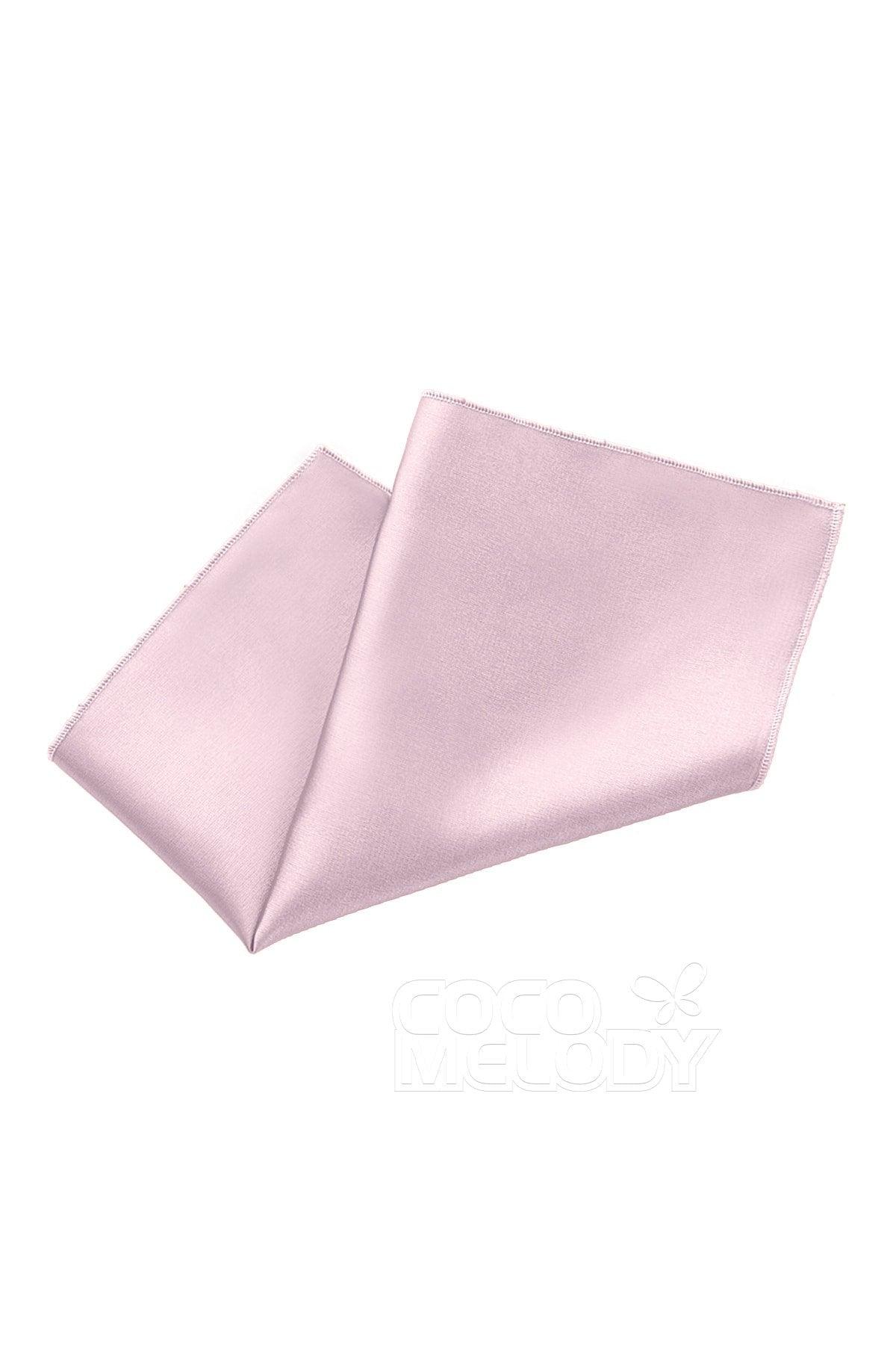 Elastic Silk Like Satin Pocket Square CZ170019 - COCOMELODY