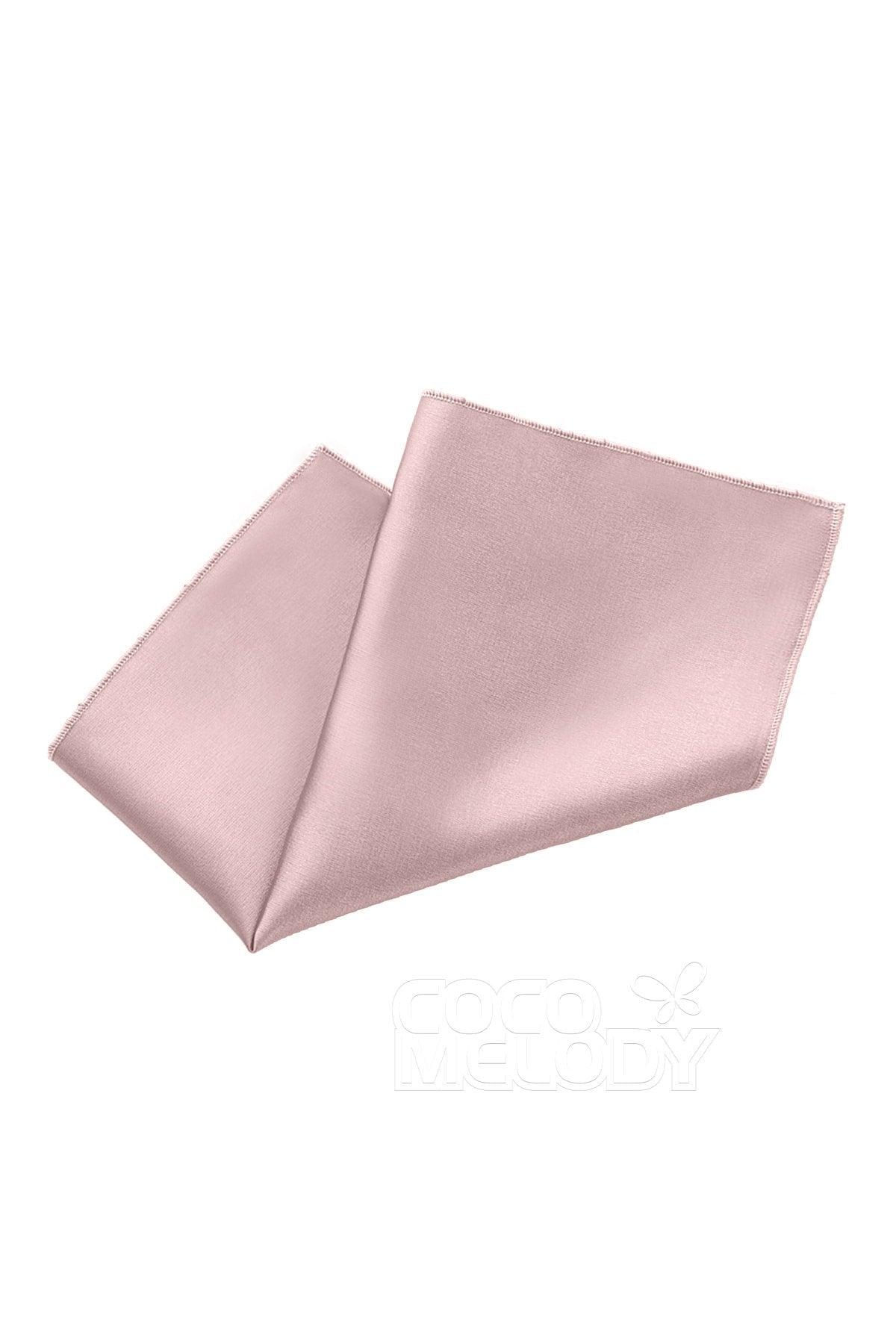 Elastic Silk Like Satin Pocket Square CZ170019 - COCOMELODY
