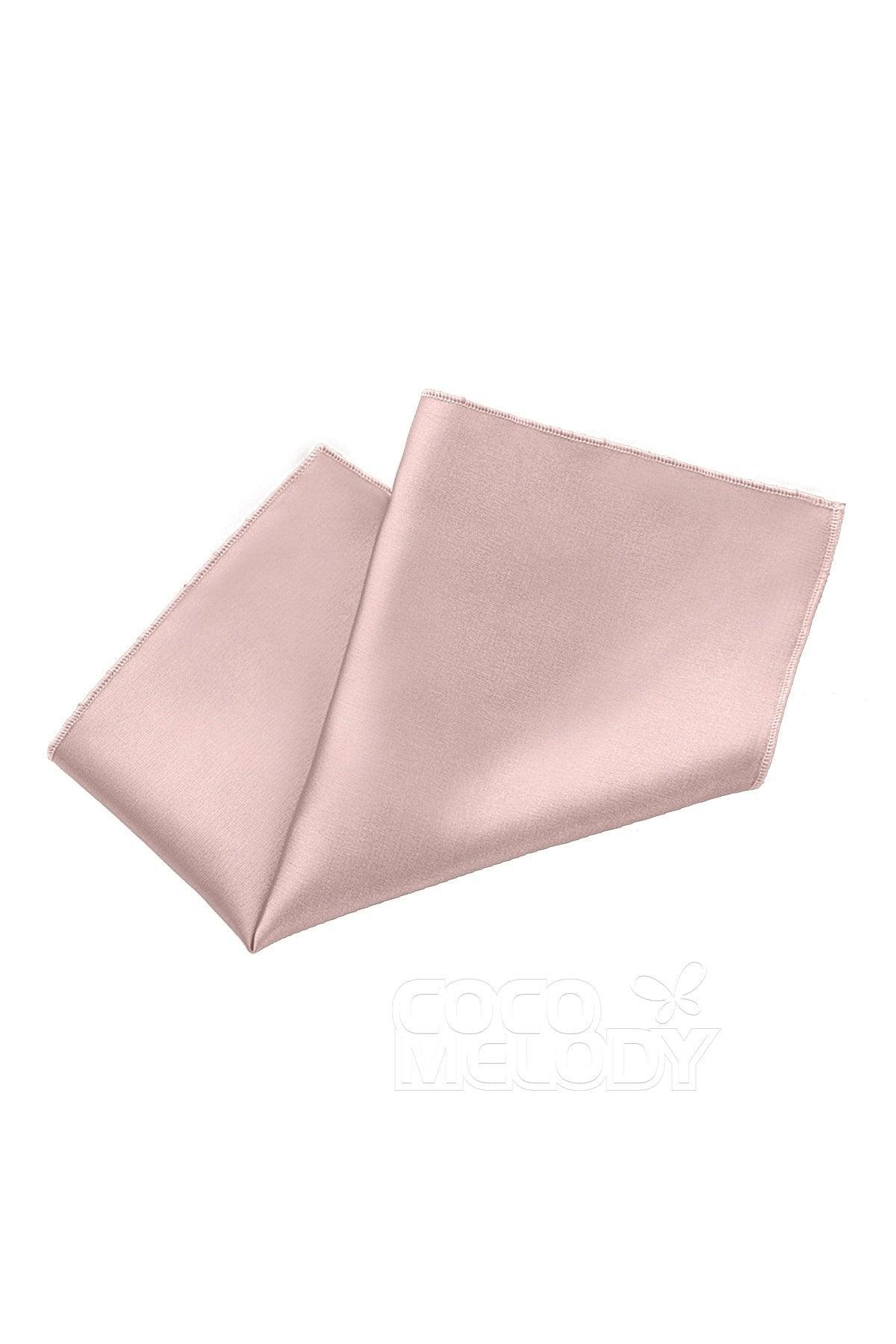 Elastic Silk Like Satin Pocket Square CZ170019 - COCOMELODY