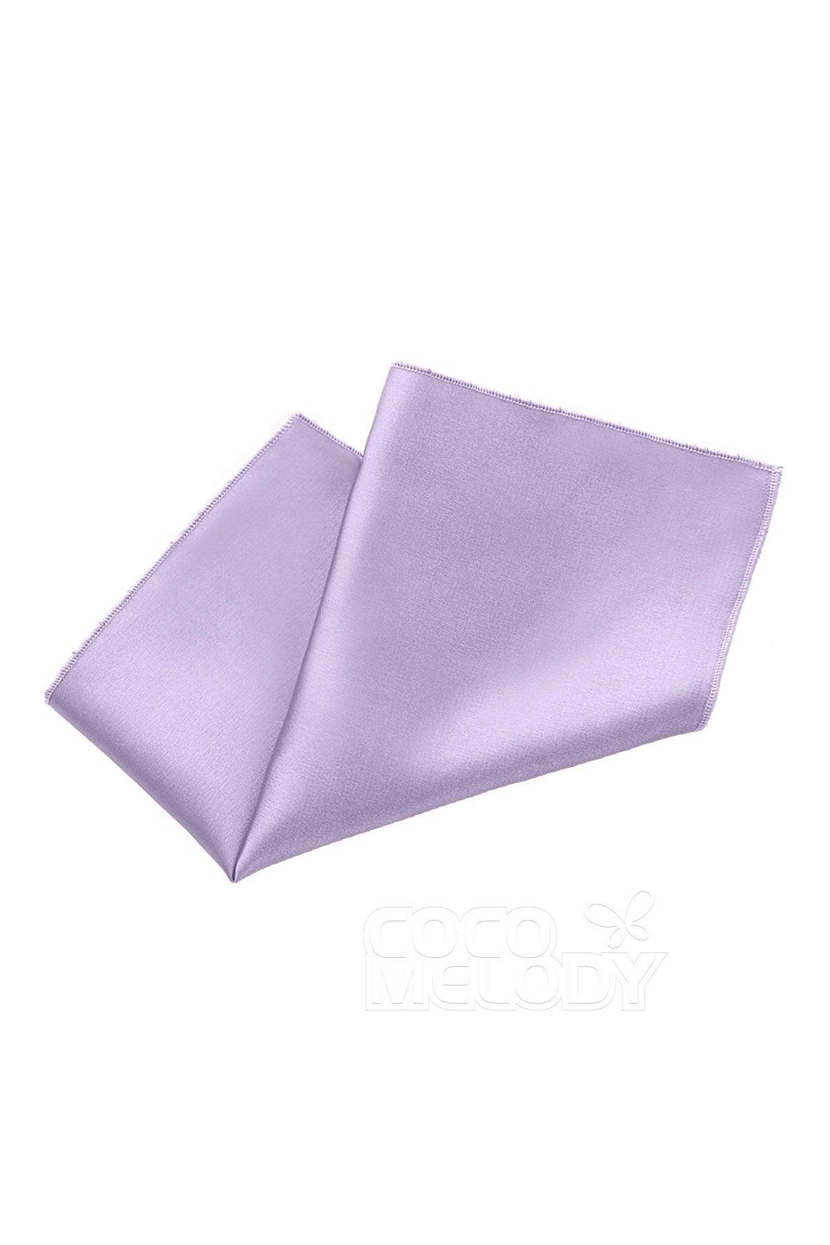 Elastic Silk Like Satin Pocket Square CZ170019 - COCOMELODY