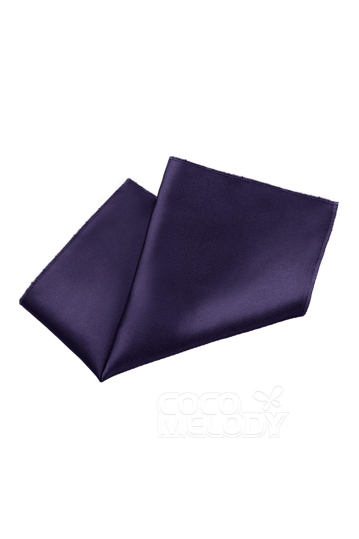 Elastic Silk Like Satin Pocket Square CZ170019 - COCOMELODY