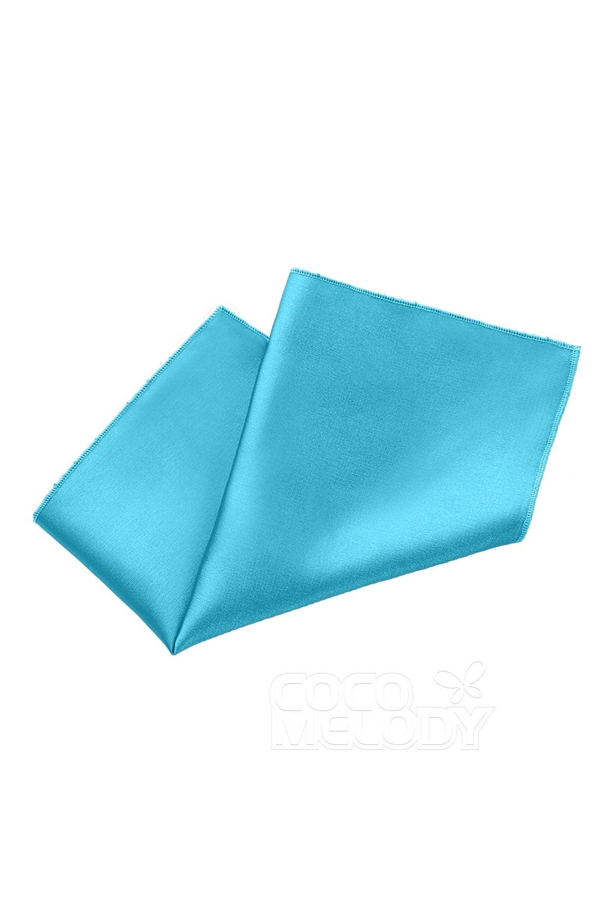 Elastic Silk Like Satin Pocket Square CZ170019 - COCOMELODY