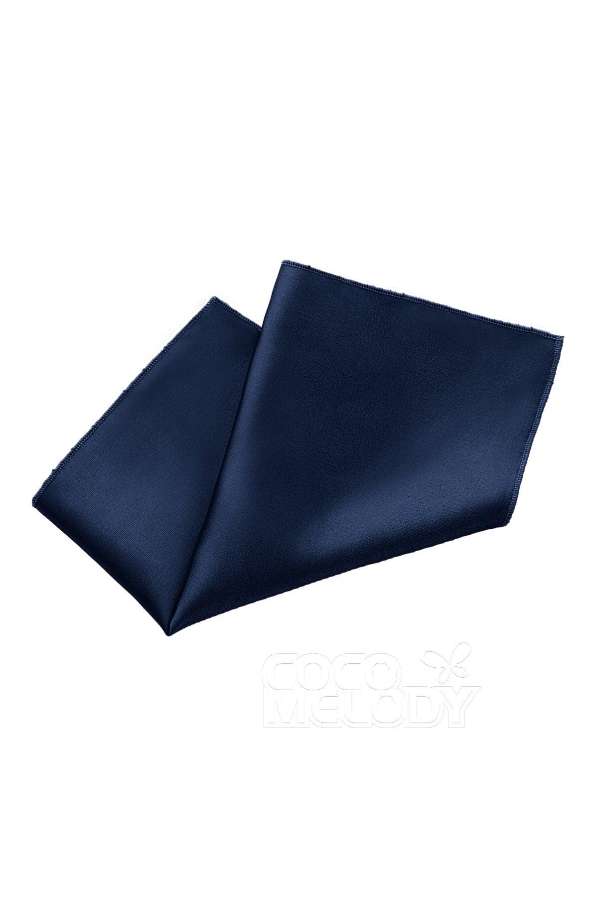 Elastic Silk Like Satin Pocket Square CZ170019 - COCOMELODY