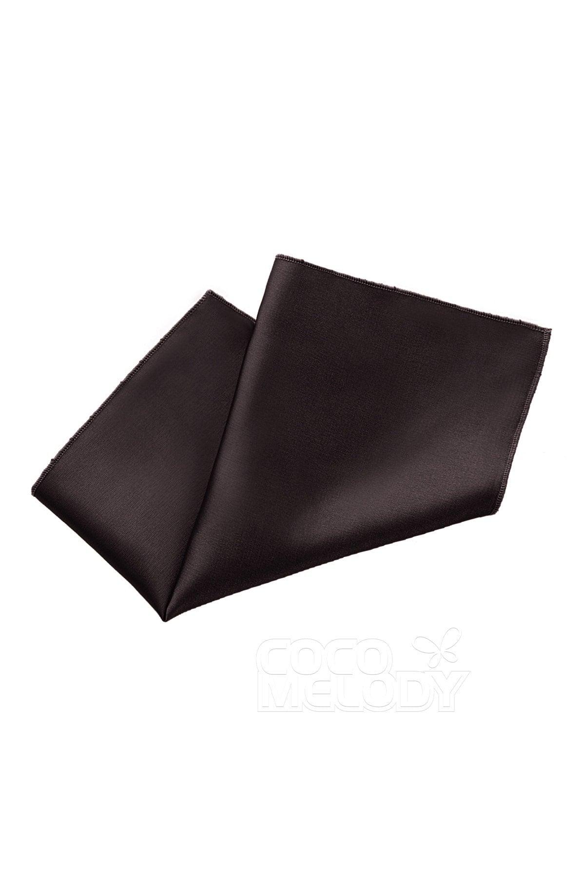 Elastic Silk Like Satin Pocket Square CZ170019 - COCOMELODY