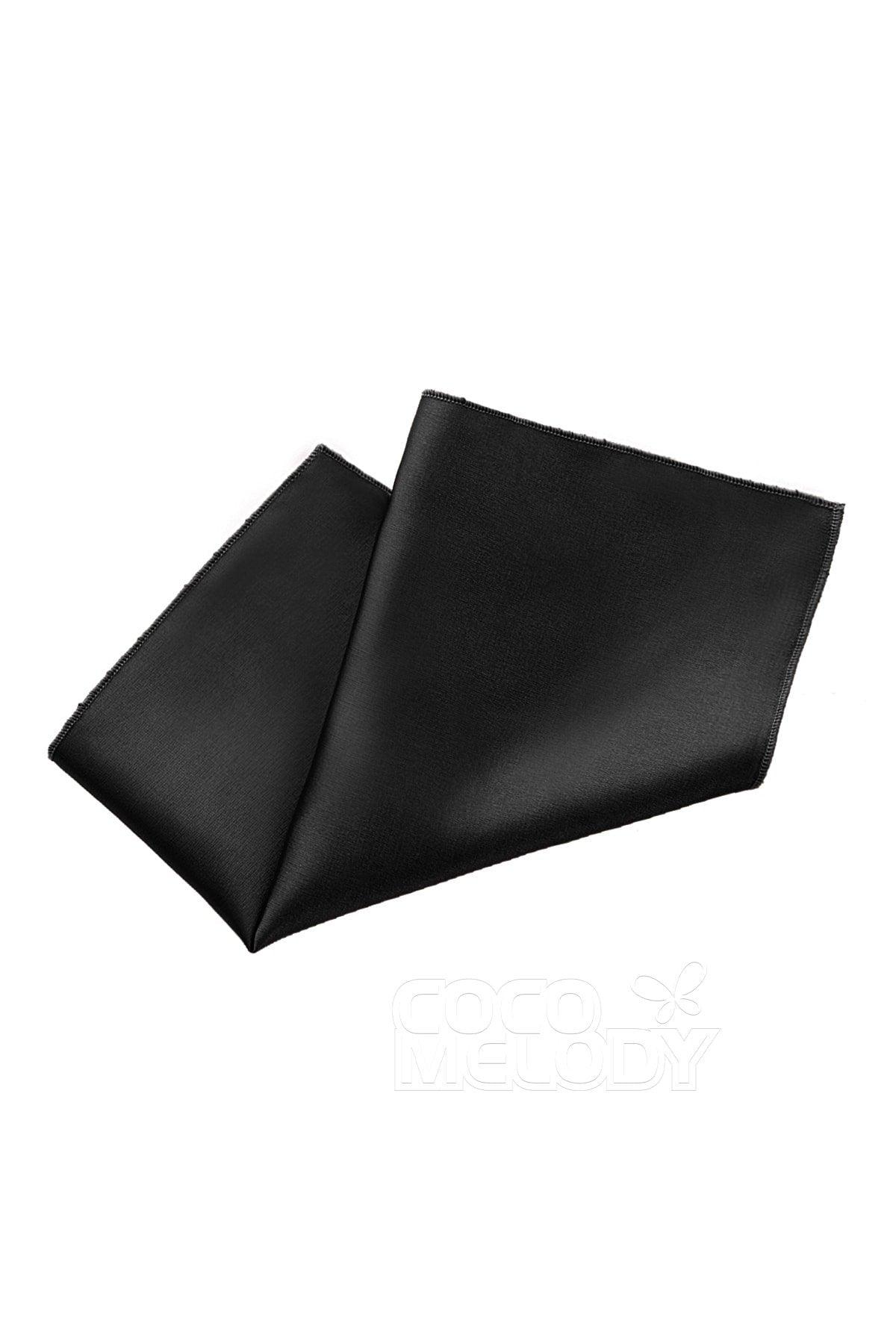 Elastic Silk Like Satin Pocket Square CZ170019 - COCOMELODY