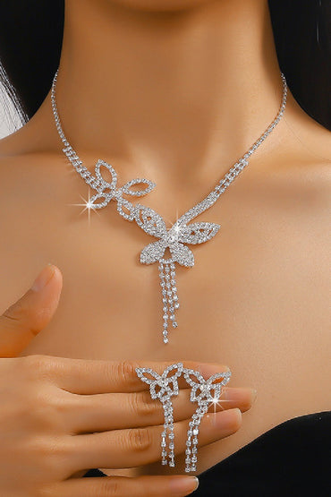Gorgeous Zircon Earrings/Necklace Jewelry Sets (Set of 2)  746322010948