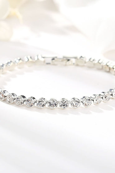 Classic Crystal Tennis Bracelet Plated Dainty Everyday Jewelry 904471935280