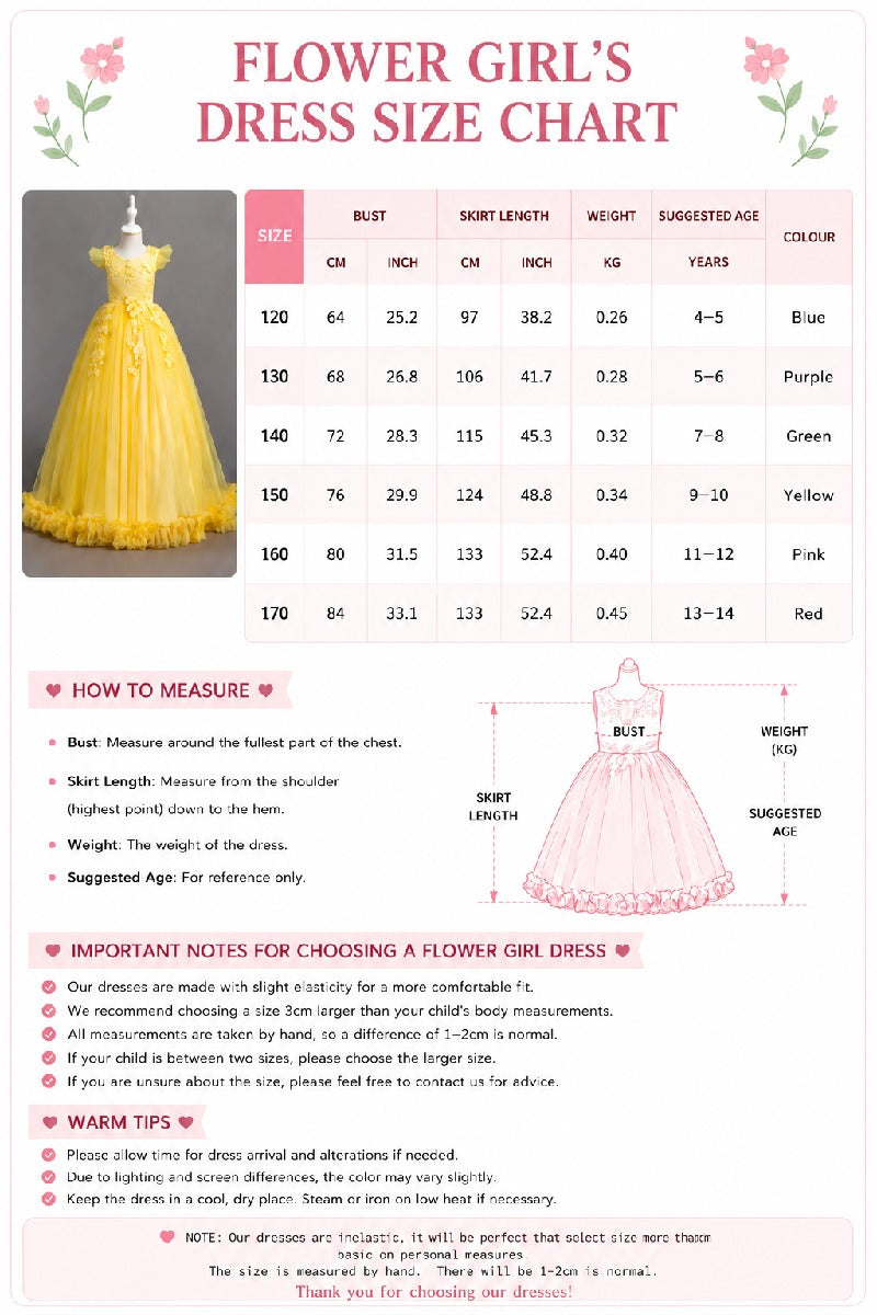 A-Line Round Neck Flutter Cap Sleeve Lace Applique Tulle Floor Length Flower Girl Dresses 1031527052172
