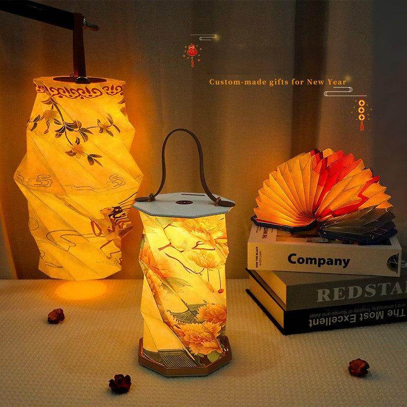 Portable table lamp folding atmosphere light decoration creative gift 728144352794 - COCOMELODY