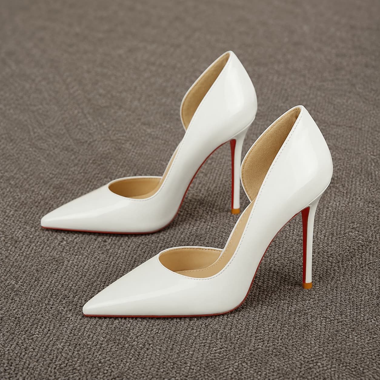 Patent Pointed Toe Stiletto Pumps Slip On High Heels Shoes 936237414895