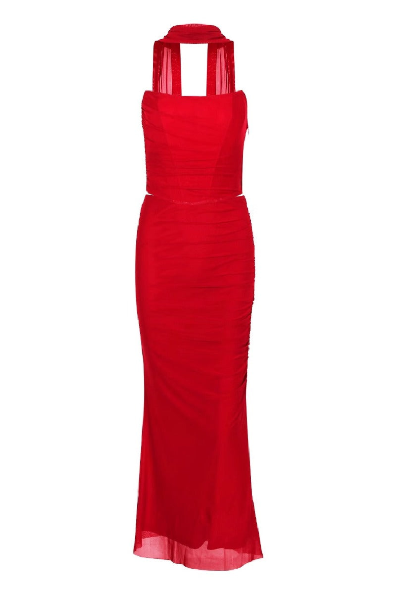 Mermaid Floor length Tulle Semi Formal Wedding guest dresses 842189689837