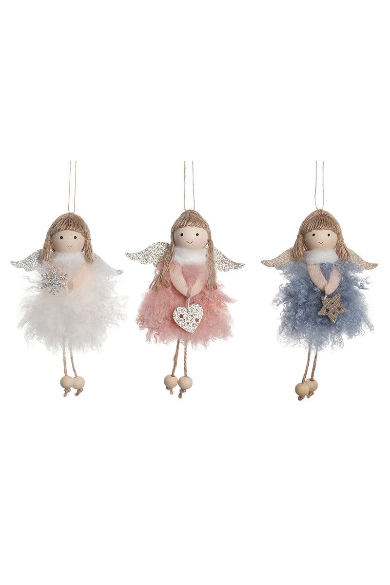 Christmas tree decorations plush angel girl doll pendant small pendant 785403238838