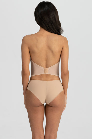 Backless Strapless Corset Bridal Bra 6380