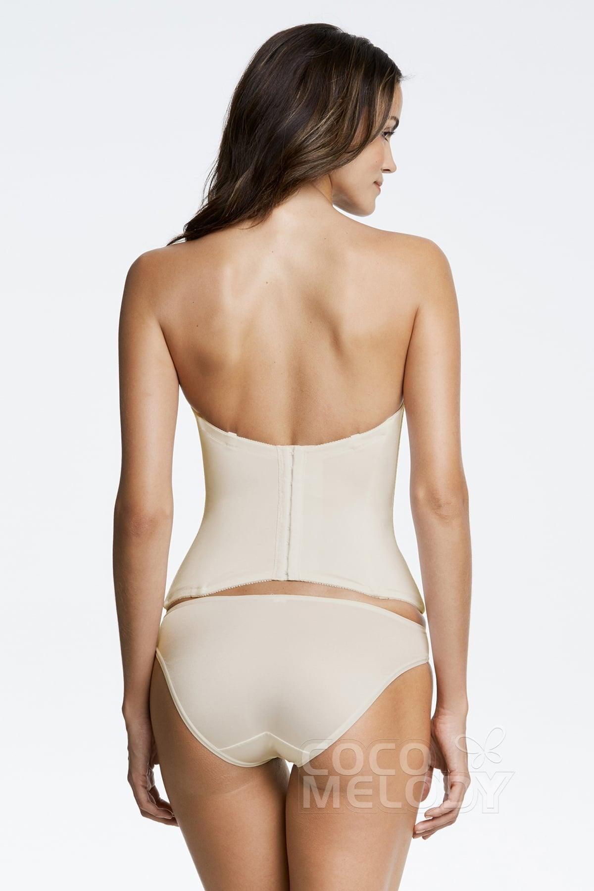 Seamless Padded Convertible Corset Bridal Bra 8500 - COCOMELODY