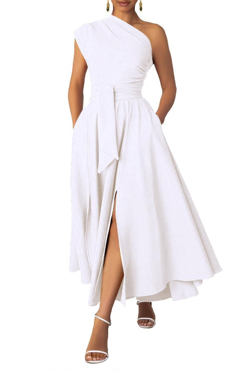 A-Line Midi Chiffon Formal Evening Dresses B0F9W7T7RT