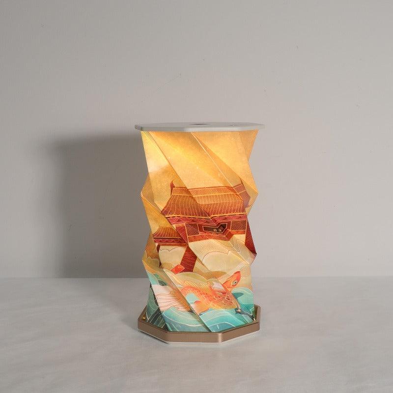 Book light gift Folding ambience rotating lantern creative gift 705325213451 - COCOMELODY