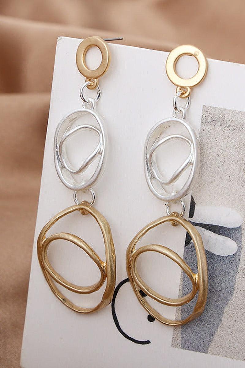 Temperament light luxury earpin fashion simple all matching earrings 672030684857 - COCOMELODY
