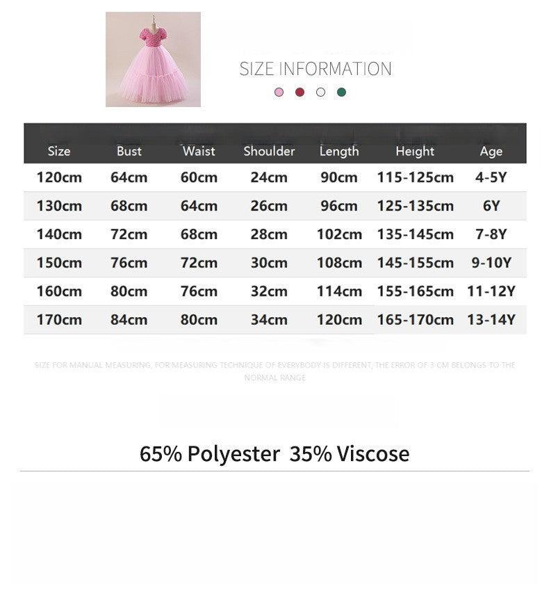 A-Line Maxi Sequined Tulle Flower Girl Dress 735143524780