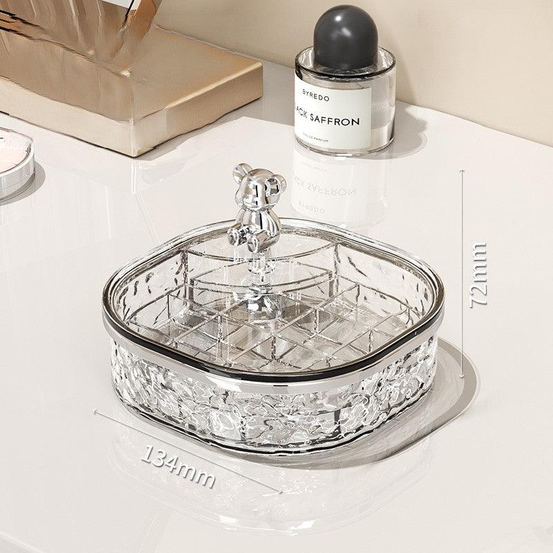 Rotating multi-layer earrings and hair accessories storage box 779206160602 - COCOMELODY