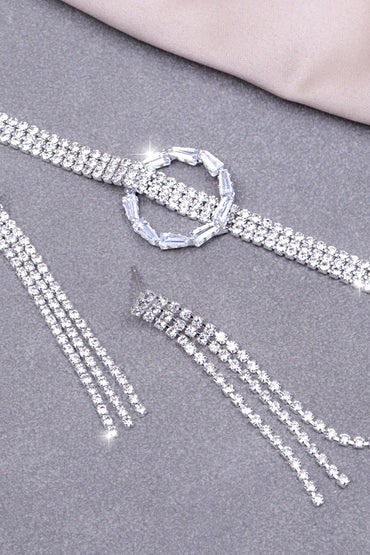Gorgeous Zircon Earrings/Necklace Jewelry Sets (Set of 2) 776524554011