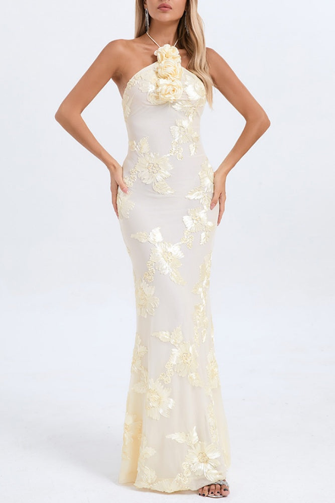 Mermaid Maxi Lace Formal Evening Dresses 819603785041