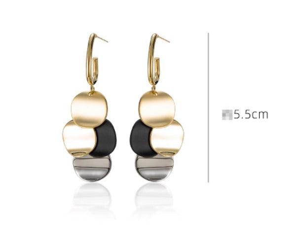 Niche unique temperament fringe earrings silver earrings 634115812636 - COCOMELODY