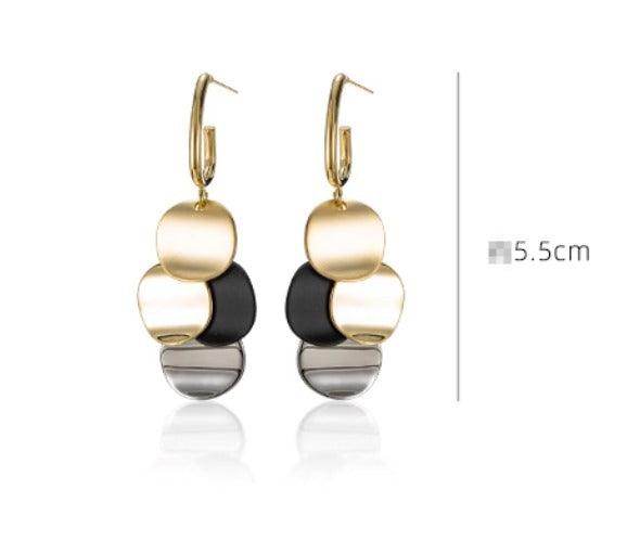 Niche unique temperament fringe earrings silver earrings 634115812636 - COCOMELODY