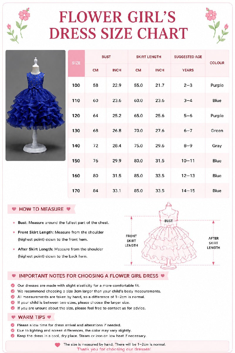 Ball Gown Round Neck Sleeveless Ruffled Organza Knee Length Flower Girl Dresses 1029768586286