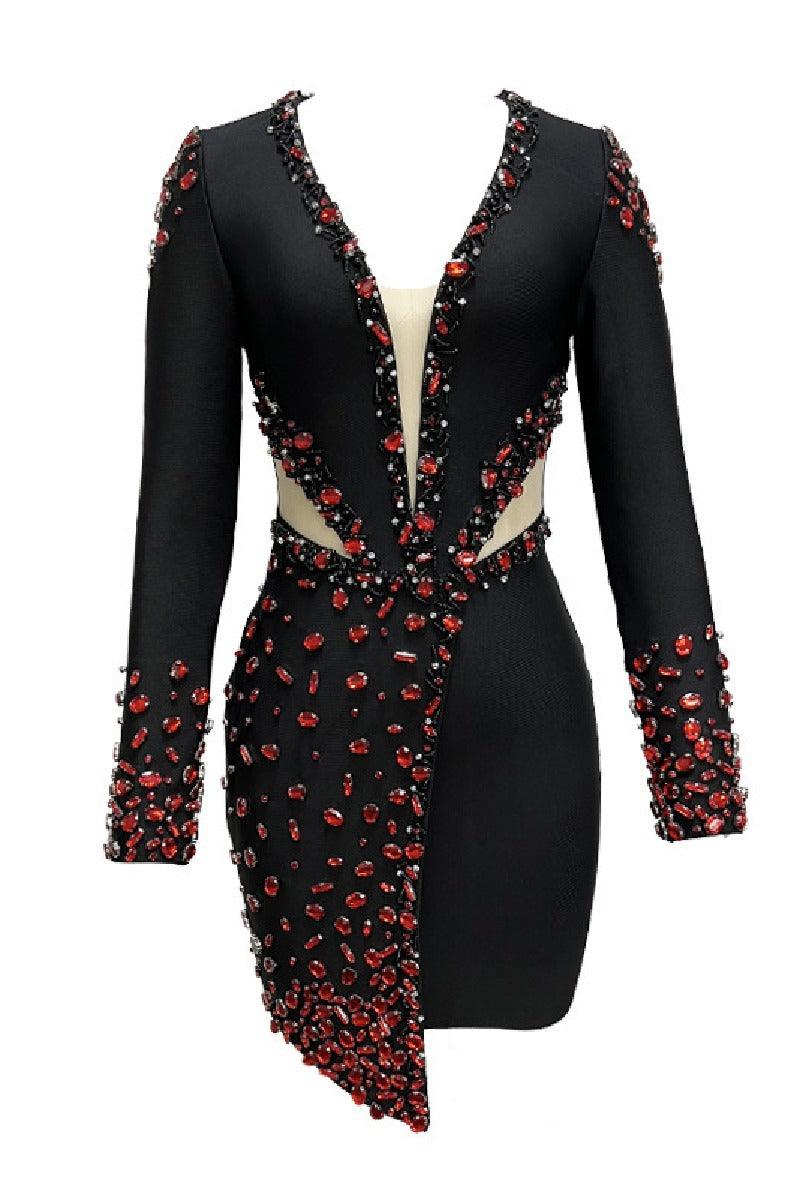 Long sleeve bachelorette party dress 765885258161 - COCOMELODY