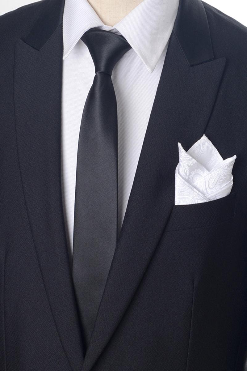 Men's three-piece South Korea Silk bow tie pocket square 642318281894 - COCOMELODY