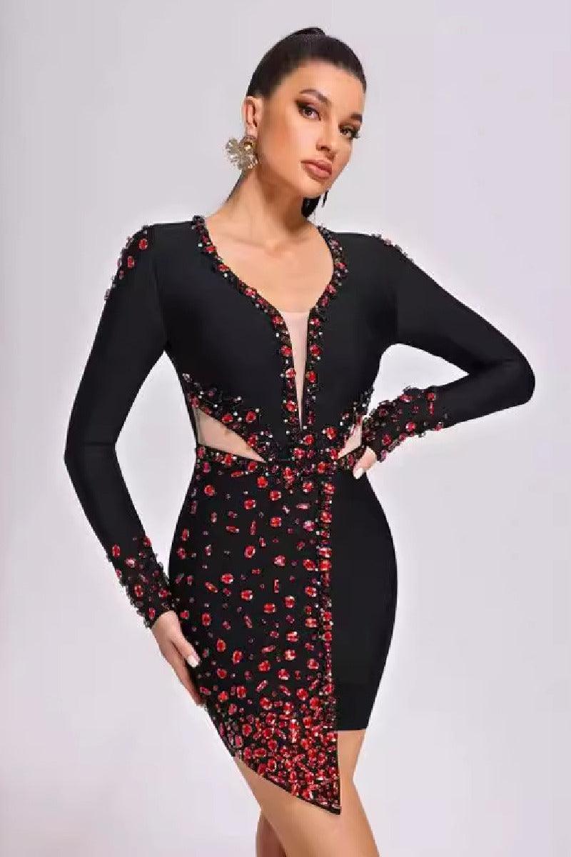 Long sleeve bachelorette party dress 765885258161 - COCOMELODY