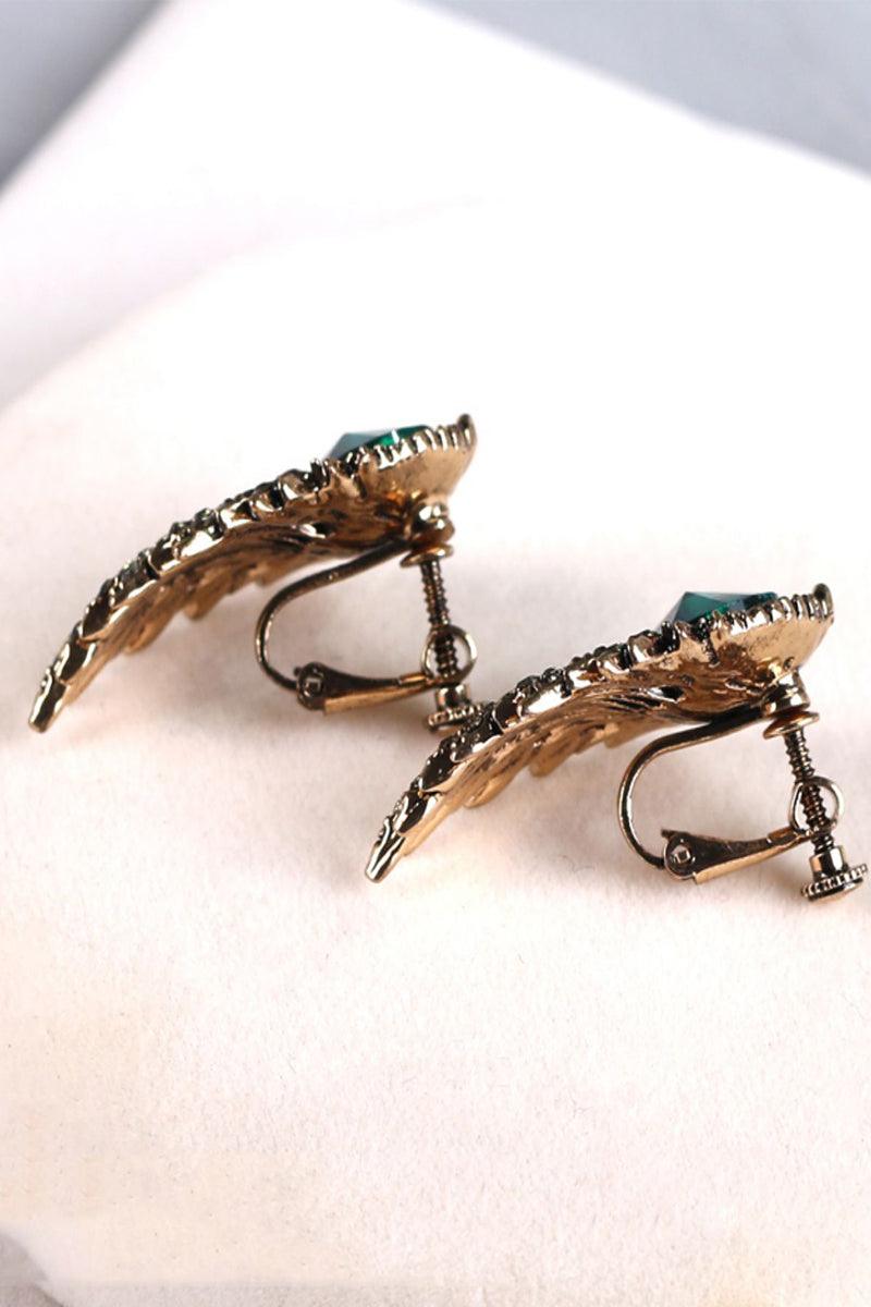Crystals Rhinestone Tiara Earrings Jewelry 603671484721 - COCOMELODY