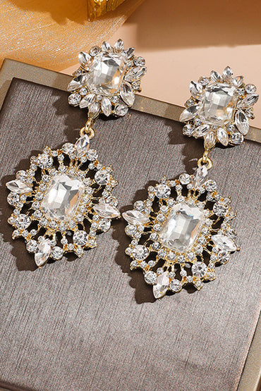 Luxurious Rhinestone Drop Earrings 888875828355