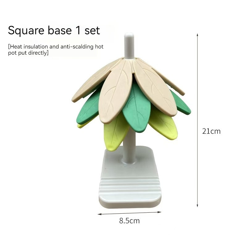 Collapsible heat pad resistant to high temperature and non-slip 855456528659
