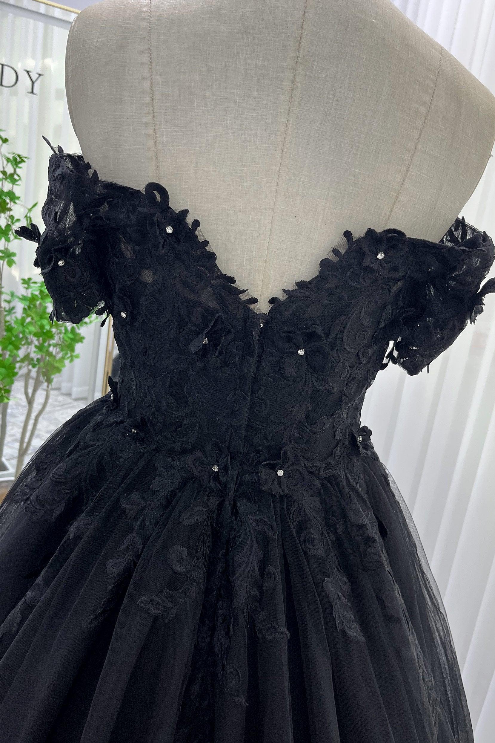 Fairytale Off Shoulder Wedding Dress A Line Alternative Bridal