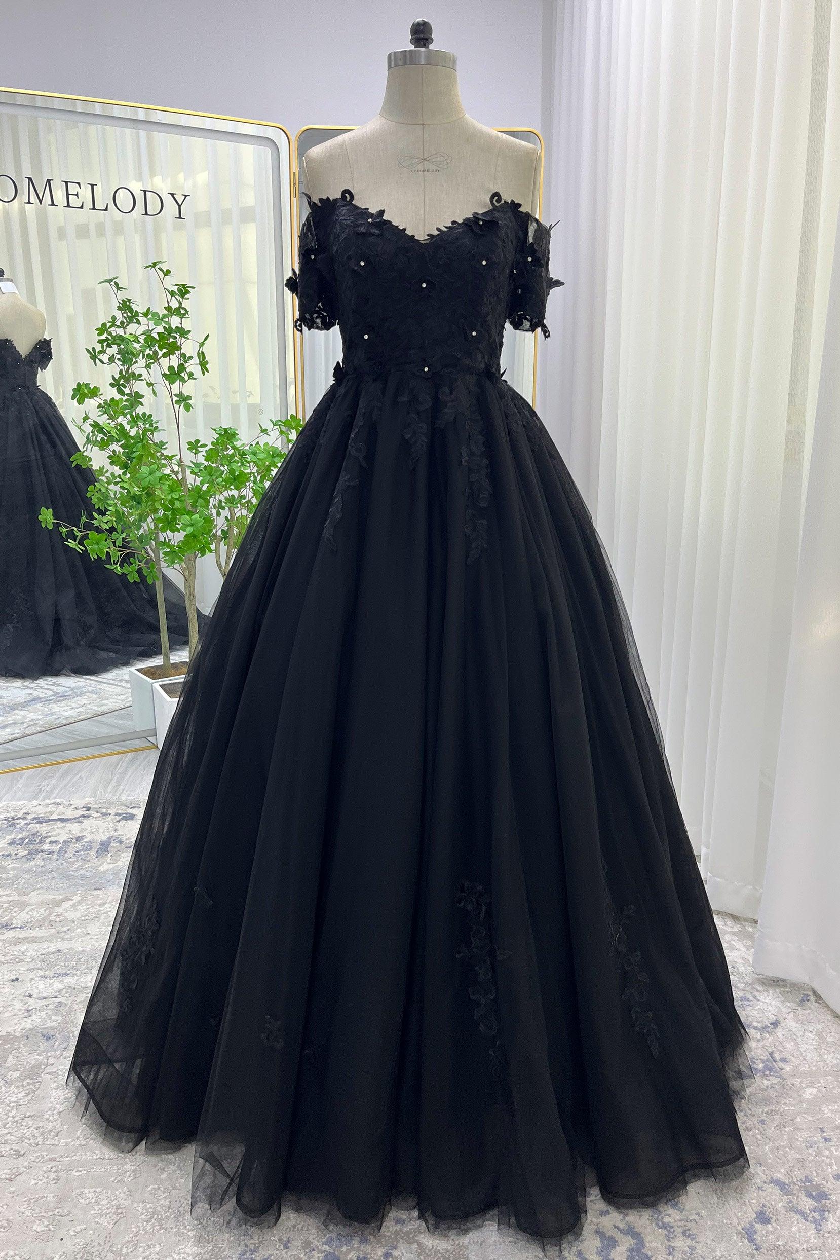 Fairytale Off Shoulder Wedding Dress A Line Alternative Bridal