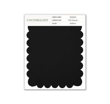 Organza Fabric Swatch in Single Color SWOR16006