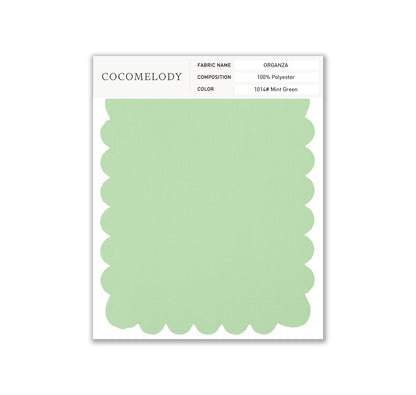 Organza Fabric Swatch in Single Color SWOR16006