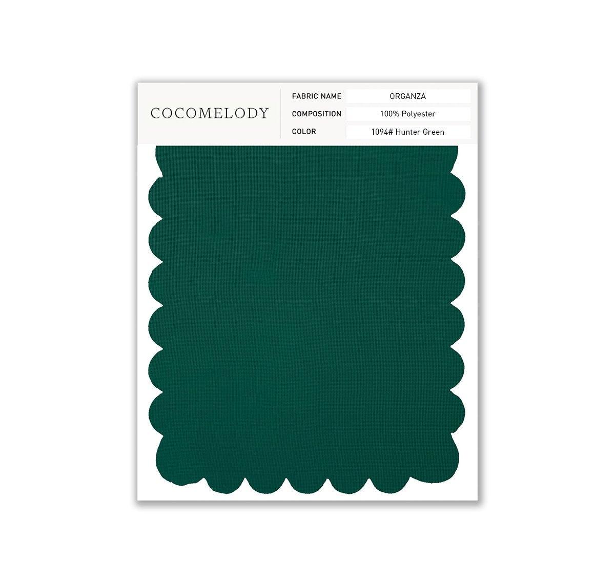 Organza Fabric Swatch in Single Color SWOR16006 - COCOMELODY