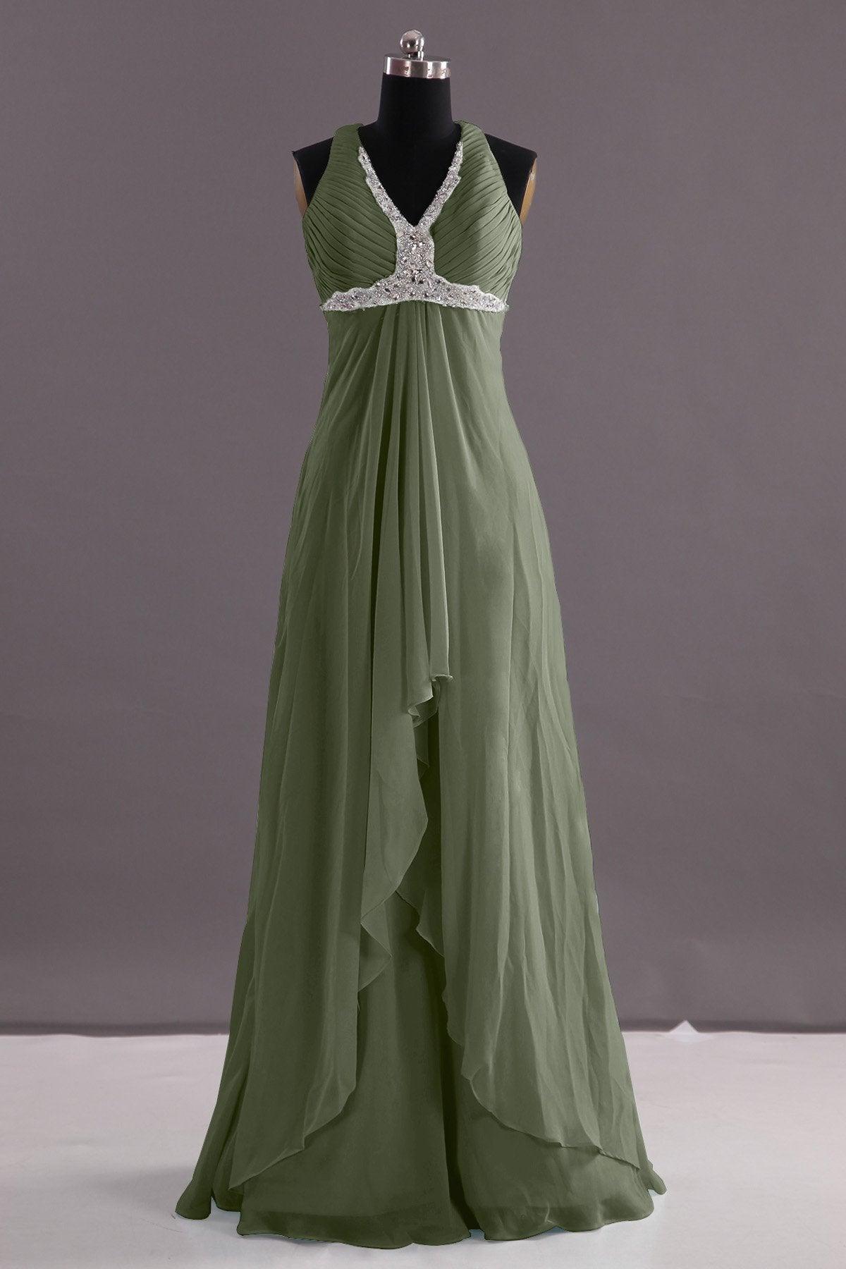 COCOMELODY Sheath-Column Floor Length Chiffon Evening Dress COEF14001 