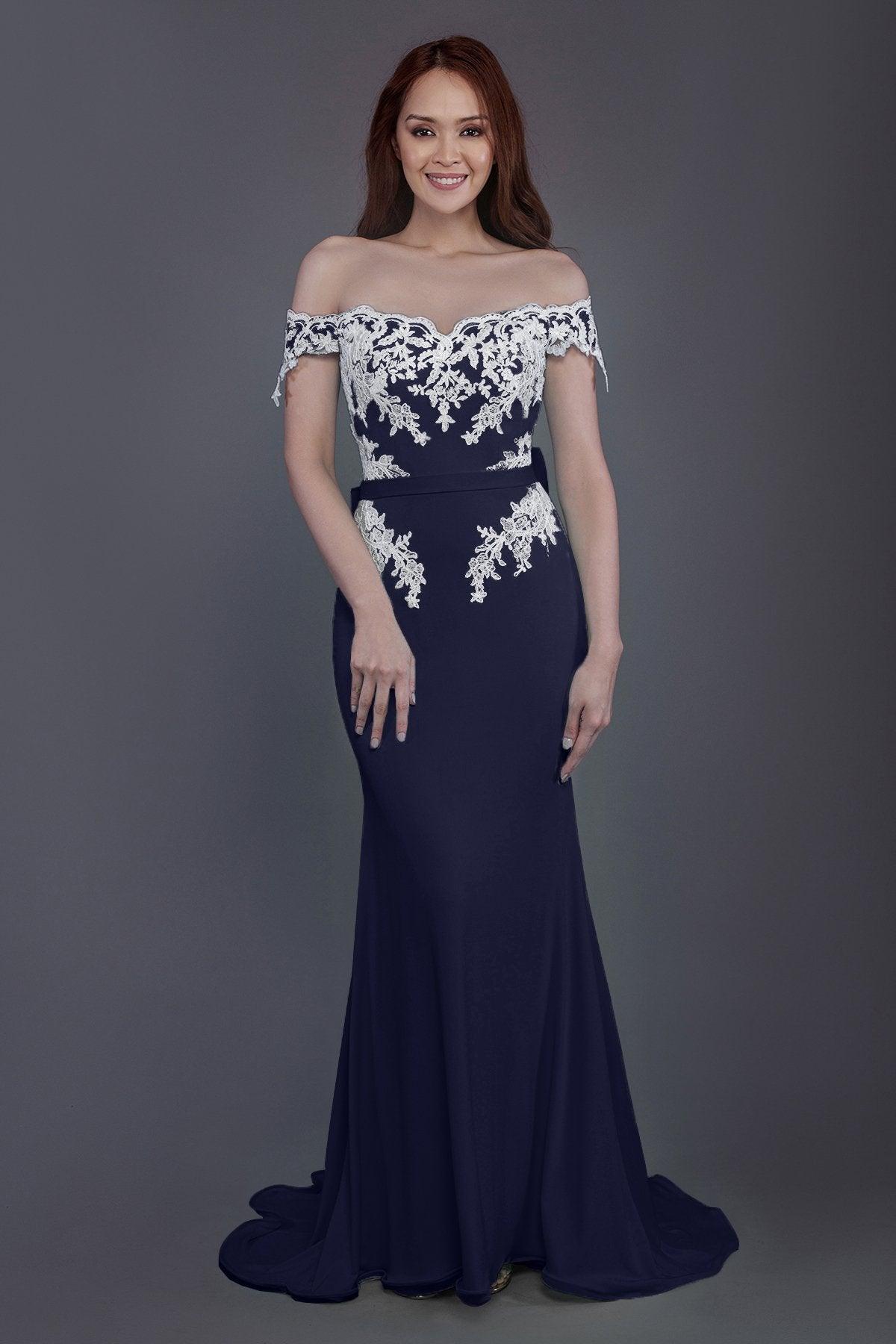 Mermaid Sweep Train Knitted Fabric Bridesmaid Dress PR3497 - COCOMELODY