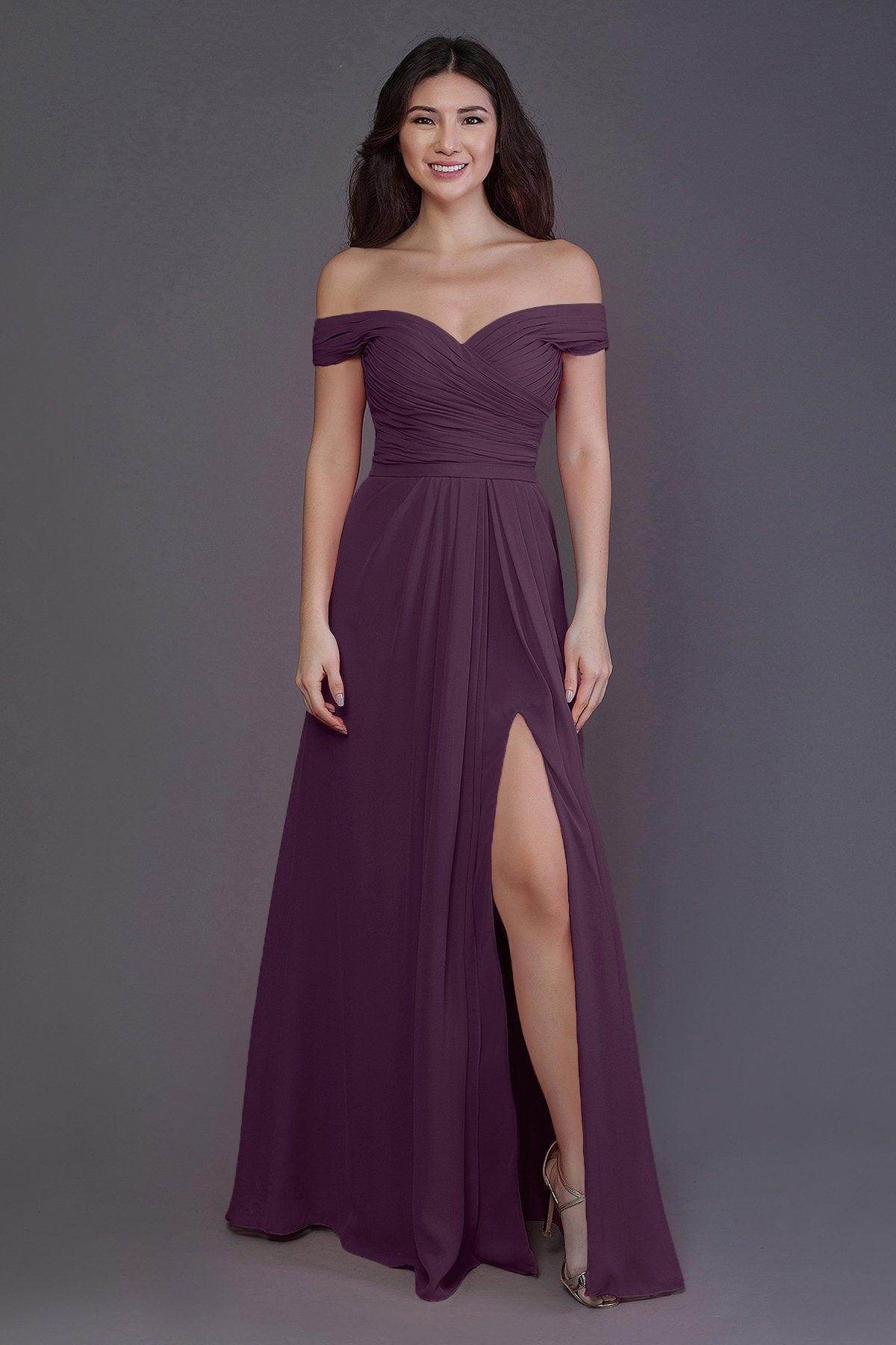 Glamorous Silver Cloud Bridesmaid Dresses Unique Colors - Cocomelody COCOMELODY Glamorous Silver Cloud Bridesmaid Dresses Unique Colors - Cocomelody COCOMELODY