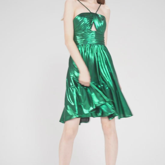 A-Line Mini Hot Stamping Cloth Homecoming Dress CS1013 - COCOMELODY