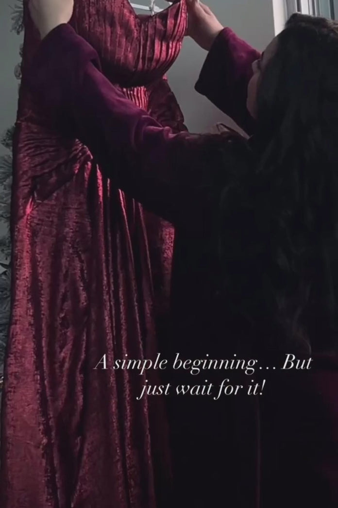 Trumpet-Mermaid Sweep-Brush Train Metallic Formal Dress CS0646 - COCOMELODY 