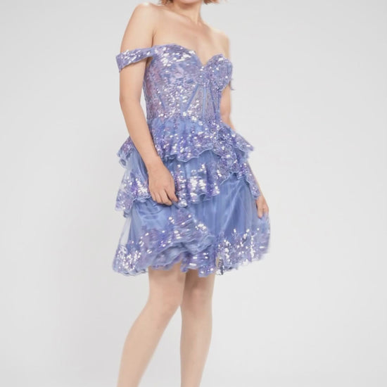 Ball Gown Mini Tulle Homecoming Dress CS1010 - COCOMELODY