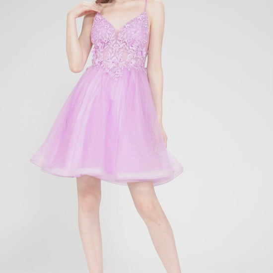 A-Line Mini Tulle Homecoming Dress CS1000 - COCOMELODY
