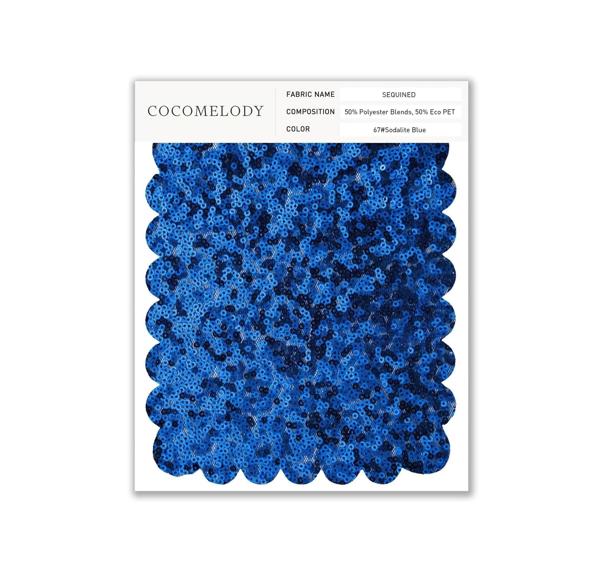 Sequin Swatch in Single Color SWSD17002 - COCOMELODY