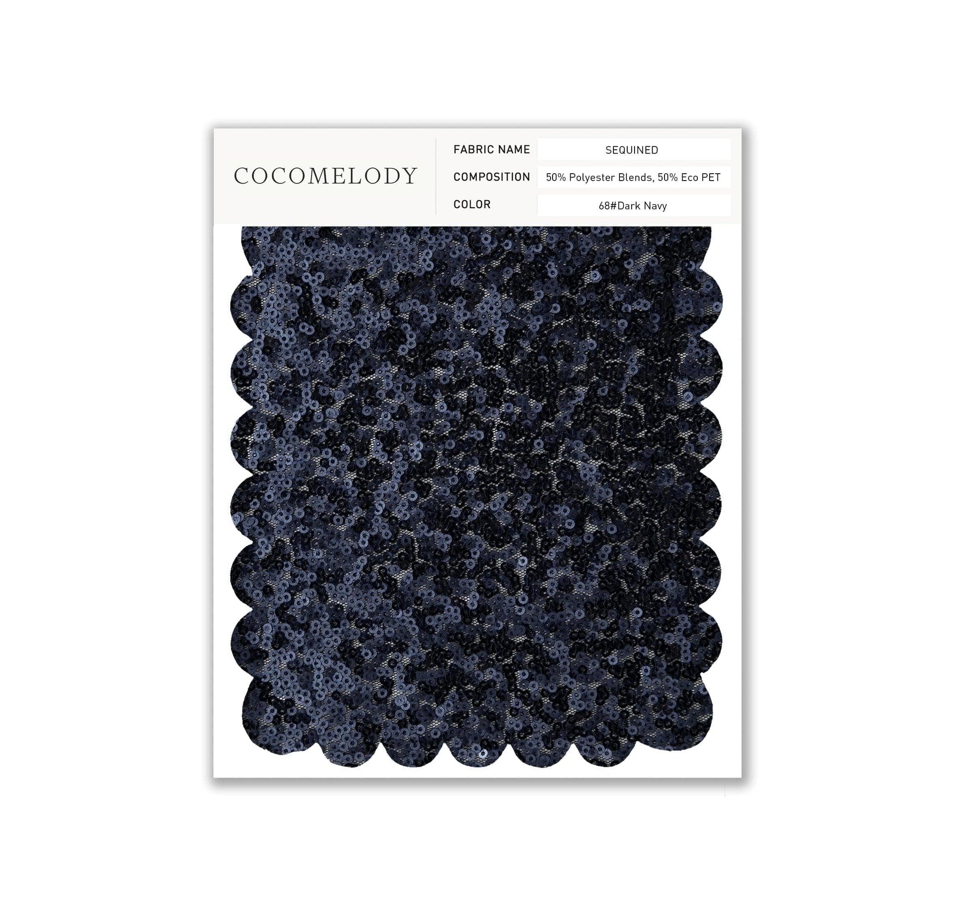 Sequin Swatch in Single Color SWSD17002 - COCOMELODY