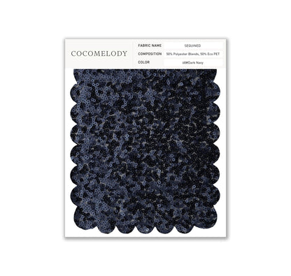 Sequin Swatch in Single Color SWSD17002 - COCOMELODY