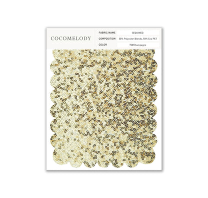 Sequin Swatch in Single Color SWSD17002 - COCOMELODY